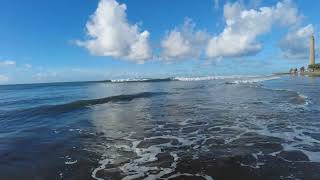 In 4K Super Wellen am Strand von Maspalomas gestern am 151124 [upl. by Fahland]