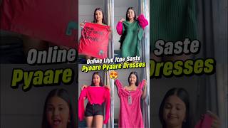 Online Liye itne Saste Pyaare Pyaare Dresses 😍 shorts sonadey dresses [upl. by Nosam]