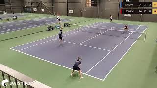 2024 FIR RACKETLON WORLD CHAMPIONSHIPS MIXED FINAL LUKEAHL VS LEONFISC [upl. by Ellienad]