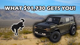 2024 FORD BRONCO RAPTOR  Build and Price Guide [upl. by Norak]