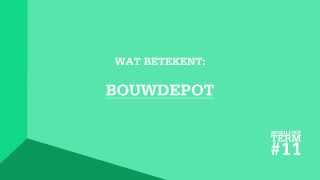 Bouwdepot moeilijke hypotheekterm 11 [upl. by Kilar]