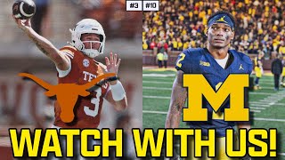 Watch With Us  Texas Longhorns  Michigan Wolverines  Qunn Ewers  SEC Football  2024 [upl. by Ringler]