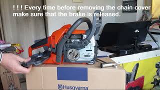 Husqvarna 435  unpacking and assembly [upl. by Eelta495]