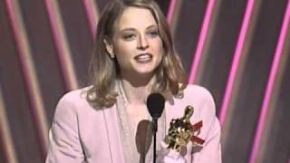 Jodie Foster Wins Best Actress  64th Oscars 1992 [upl. by Maxim27]