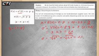 Standardabweichung und Varianz  Binomialverteilung ★ Übung 1 mit Lösung [upl. by Eceinart535]