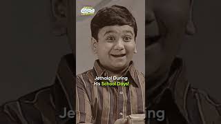 Jethalal during his school days tmkoc funny relatable shorts relatives reels friends scene [upl. by Nalro]