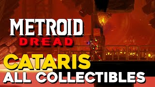 Metroid Dread Cataris All Collectible Locations 100 Items All Missile Tanks Energy Tanks [upl. by Asserat]