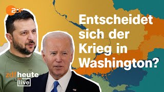 Putins Strategie droht aufzugehen Fallen die UkraineHilfen der USA  ZDFheute live [upl. by Naivaf]