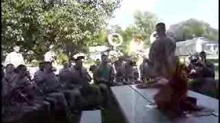 First Inf Div Band Plays the GarryOwen [upl. by Ardnosak40]