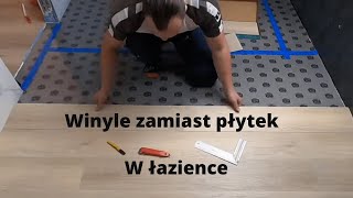 Układam panele winylowe w łazience u znanego jutubera  remont4you [upl. by Enoyrt]