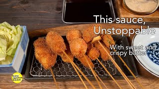 This Sauce is a Crime Sweet and Crispy Lightly Battered Katsu Sticks [upl. by Arundel]