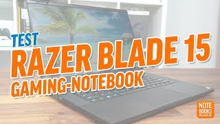 Razer Blade 15 Review  Deutsch  German ►► notebooksbilligerde [upl. by Halihs]