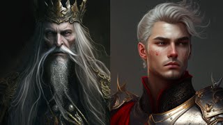 Every Targaryen King  AI Generated Game of Thrones Characters [upl. by Yeldahc]