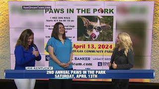 The 2nd annual Paws in the Park event is Saturday April 13 [upl. by Ennobe66]