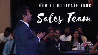 SALES MOTIVATION  How to motivate your sales team [upl. by Ssepmet]