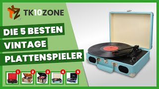 Die 5 besten VintagePlattenspieler [upl. by Cob923]