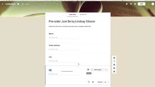 Setting up a google form for book pre order [upl. by Cirderf630]