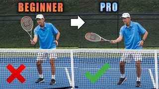 Professional Volley Technique Explained  Volley Tennis Lesson [upl. by Dorkas318]