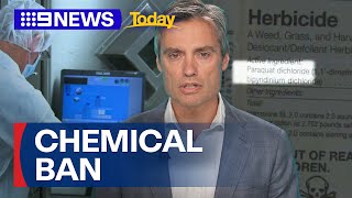 Australian neurologists calling for popular herbicide chemical to be banned  9 News Australia [upl. by Sneve]