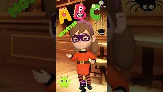 Meet the Alphabet Monsters A Fun ABC Halloween Song for Kids littlesasa [upl. by Adekahs45]