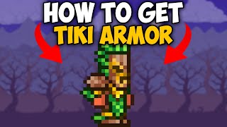 How To Get Tiki Armor in Terraria 1449  Terraria How To Get Tiki Armor [upl. by Malissa9]