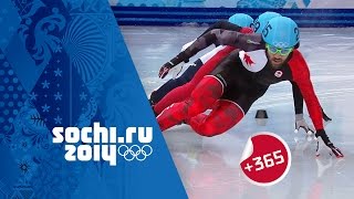 Hamelin Gold  Mens Short Track Speed Skating 1500m Full Final  Sochi365 [upl. by Magdala]