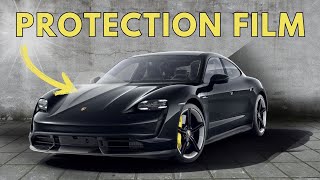 PORSCHE TAYCAN TURBO S  protection film PPF [upl. by Akcimat287]