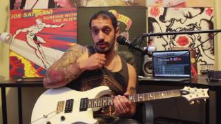 How to play ‘Skin’ by Bullet For My Valentine Solo Lesson wtabs pt2 [upl. by Odlonyer]