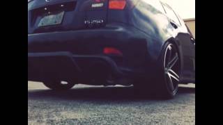 Lexus is250 HKS muffler sound [upl. by Herzen767]