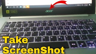 How To Take a Screenshot on Acer laptop [upl. by Anilag]