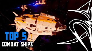 Top 5 best COMBAT ships in Elite Dangerous [upl. by Eelesor]