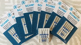 50 Schmetz Universal Sewing Machine Needles  Size 8012 [upl. by Nura]