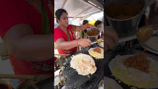 Eating Mutton Keema Dosa  Busiest Tiffin Center in Rajahmundry Small Hotel but Big profits shorts [upl. by Aettam]