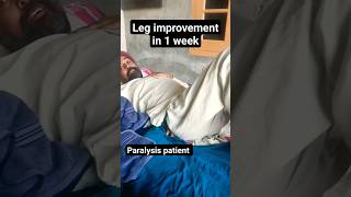 leg active exercise for paralysis patient patient physiotherapy doctor hospital motivation [upl. by Enar]