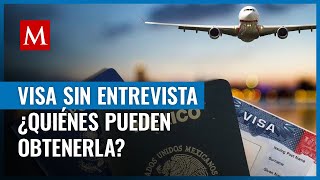 Te contamos quiénes pueden sacar la visa americana en 2024 sin entrevista y en menos de tres días [upl. by Dorry]