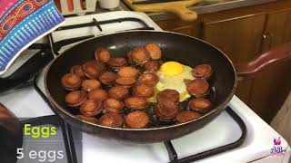 TURKISH SUCUK BREAKFAST RECIPE  HOW TO MAKE TURKISH SUCUK BREAKFAST  TURKISH SUCUK [upl. by Kleon]