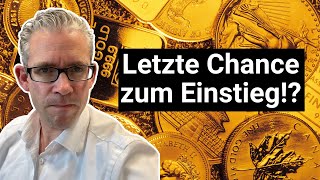 Goldpreis Update  es geht abwärts im Gold [upl. by Teplica]