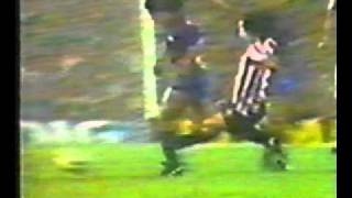 Maradonas leg broken by Goikoetxea in 1983 [upl. by Ailelc]