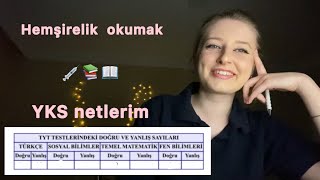 Hemşireliği nasıl kazandım YKS netlerimtavsiyelerHemşirelik Bölümü 📚 [upl. by Sherwin]