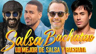 ÉXITOS MUSICA LATINA DE MARC ANTHONY ENRIQUE IGLESIAS ROMEO SANTOS  SALSA Y BACHATA MIX 2024 [upl. by Eenahc411]