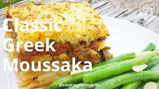 Classic Greek Moussaka Recipe [upl. by Akeryt645]