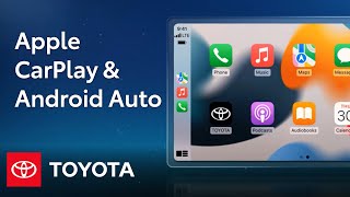 How To Apple CarPlay and Android Auto on Toyotas New Audio Multimedia System  Toyota [upl. by Wendalyn]