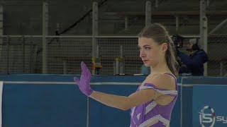 Lorine Schild – 20232024 French Figure Skating Championships FS [upl. by Ahsinert]