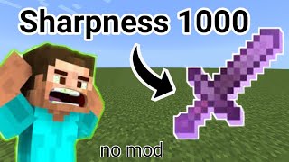 How to Get Sharpness 1000 Sword in Minecraft command block [upl. by Iztim570]