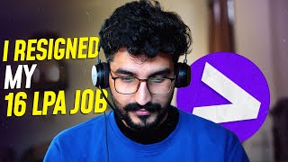 I RESIGNED my 16LPA Job Accenture [upl. by Chute]