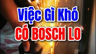 Làm vách tôn nhà tiền chế  Việc gì khó có Bosch lo  GWS 180Li  Đoàn Phú Tài doanphutai [upl. by Ardnuassak512]