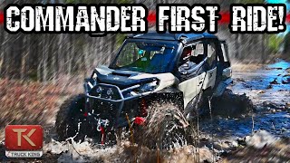 2024 CanAm Commander MAX XTP Tackles Mud Rocks amp Water  Top Speed Run [upl. by Ylle]