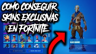 Como Conseguir SKINS EXCLUSIVAS en Fortnite  Cuentas de Fortnite OG [upl. by Ridley]