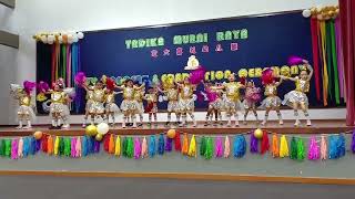 Ooh Eeh Ooh Ah Aah Ting Tang Walla Walla Bing Bang Dance Performance By Tadika Murni Raya [upl. by Norihs273]