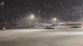 Parts of the TriState area get first snowfall of the season [upl. by Oaks]